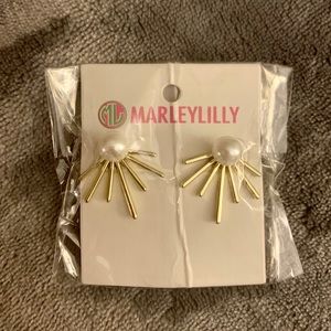 Marleylilly Pearl Spike Earring